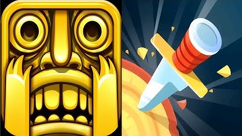 Temple Run Vs Knife Hit - All levels Gameplay Android iOS Ep 1
