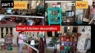 किराये की kitchen का किया makeover/kitchen makeover |kitchenmakeoverideas