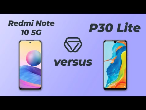 Xiaomi Redmi Note 10 5G vs Huawei P30 Lite - Vergleich der wichtigsten Unterschiede auf deutsch