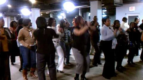 Wobble at Monica Fuller's bday party