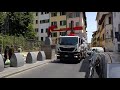 Waste collection in Florence, Italy