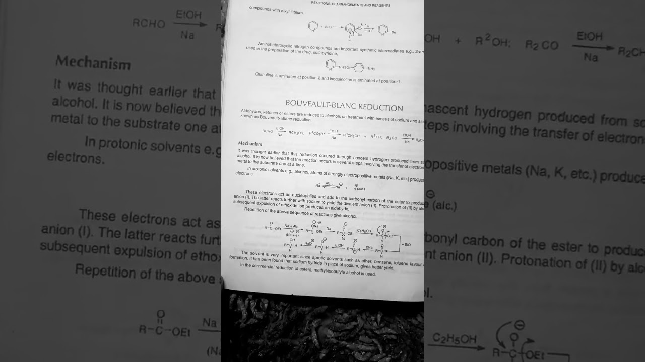 Bouveault- Blanc Reduction #youtubeshorts