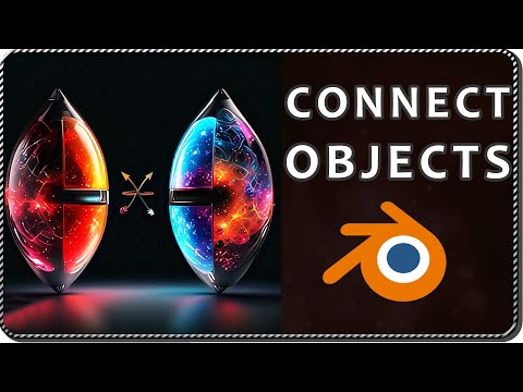 How to CONNECT OBJECTS in Blender (Object parent with drag & drop)