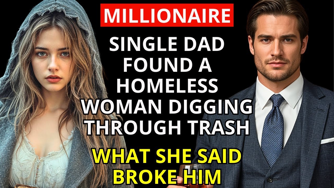 Millionaire Single Dad Found a Homeless Woman Digging Through Trash on ...