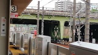 681系特急しらさぎ回送列車金山3番線通過