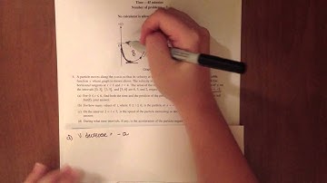 Position, Velocity and Acceleration 101 - AP Calculus Part 2/2