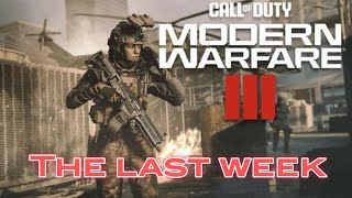 The final week of Call Of Duty Modern Warfare 3 open beta
