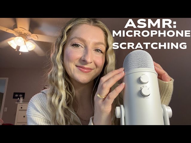 blue yeti microphone scratching | ASMR |