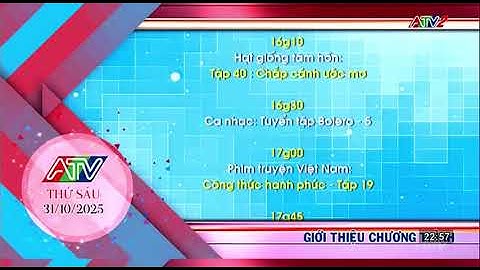 ATV2 (luồng SDTV) | Giới thiệu Chương Trình Ngày Mai (31/10/2025)