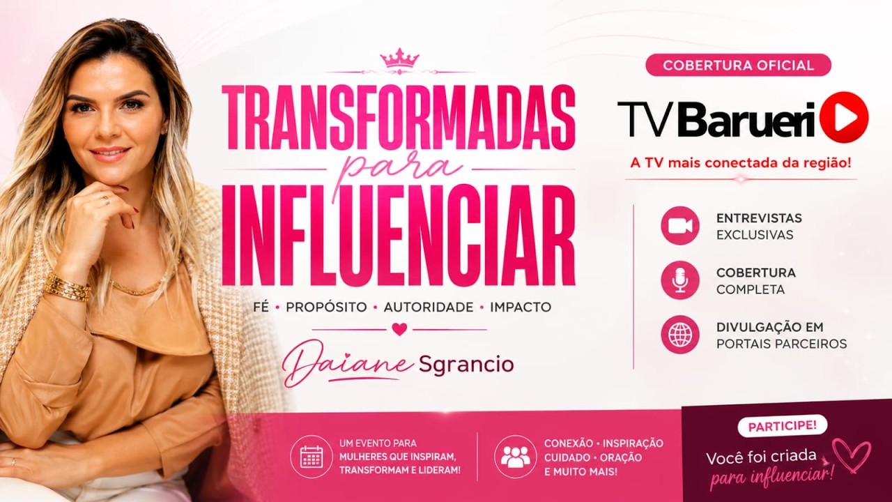 Transformadas Para Influenciar | Daiane Sgrancio