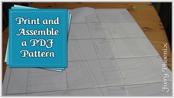 Print and Assemble a PDF Pattern :: by Babs at Fiery Phoenix