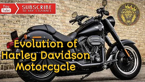 Evolution of Harley Davidson "Model 0" (1903-Now)
