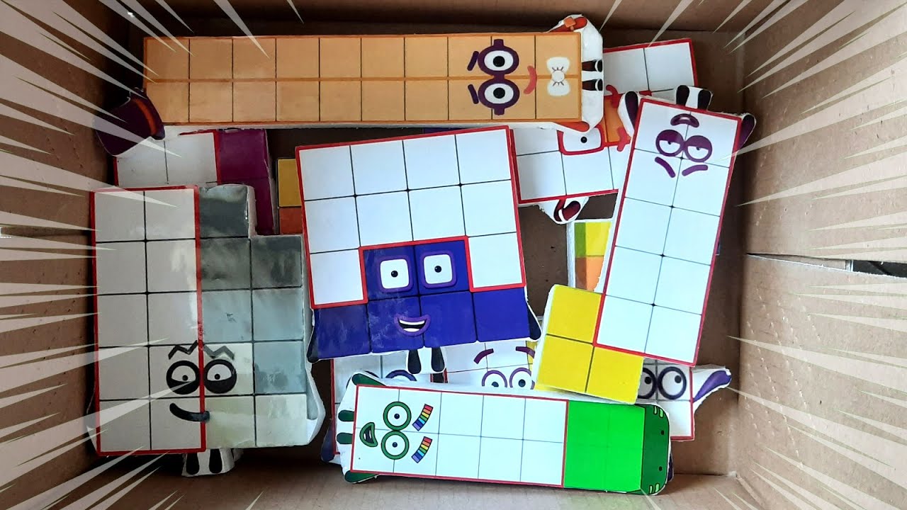 Box Full of MYSTERY Numberblocks 1-20 Vs Step SQUAD - ASMR Looking For Numberblocks #625