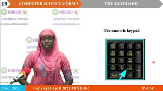 IP-INFO Computer science Form 2 Lesson 3 Description of the keyboard