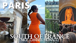 TRAVEL VLOG TO PARIS + SOUTH OF FRANCE | Beyonce concert, best restaurants, exploring, going out
