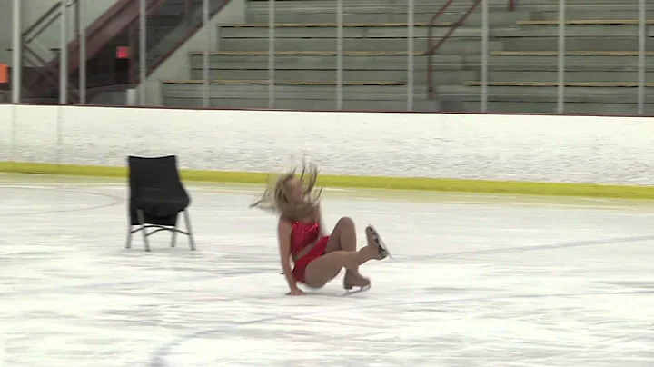 Lauren Fuller skating her chair routine