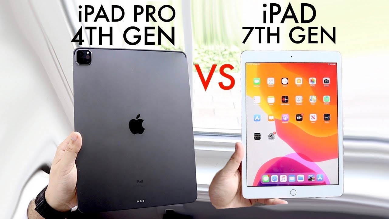 iPad Pro 4th Gen Vs iPad 7th Gen! (Comparison) (Review) - YouTube