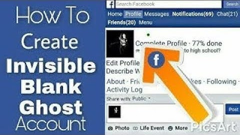 How To Make Invisible or Blank Name  Account On Facebook 2017