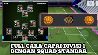 4 LIVE MATCHES OF GLOBAL TOP DIVISION WITH STANDARD SQUADS