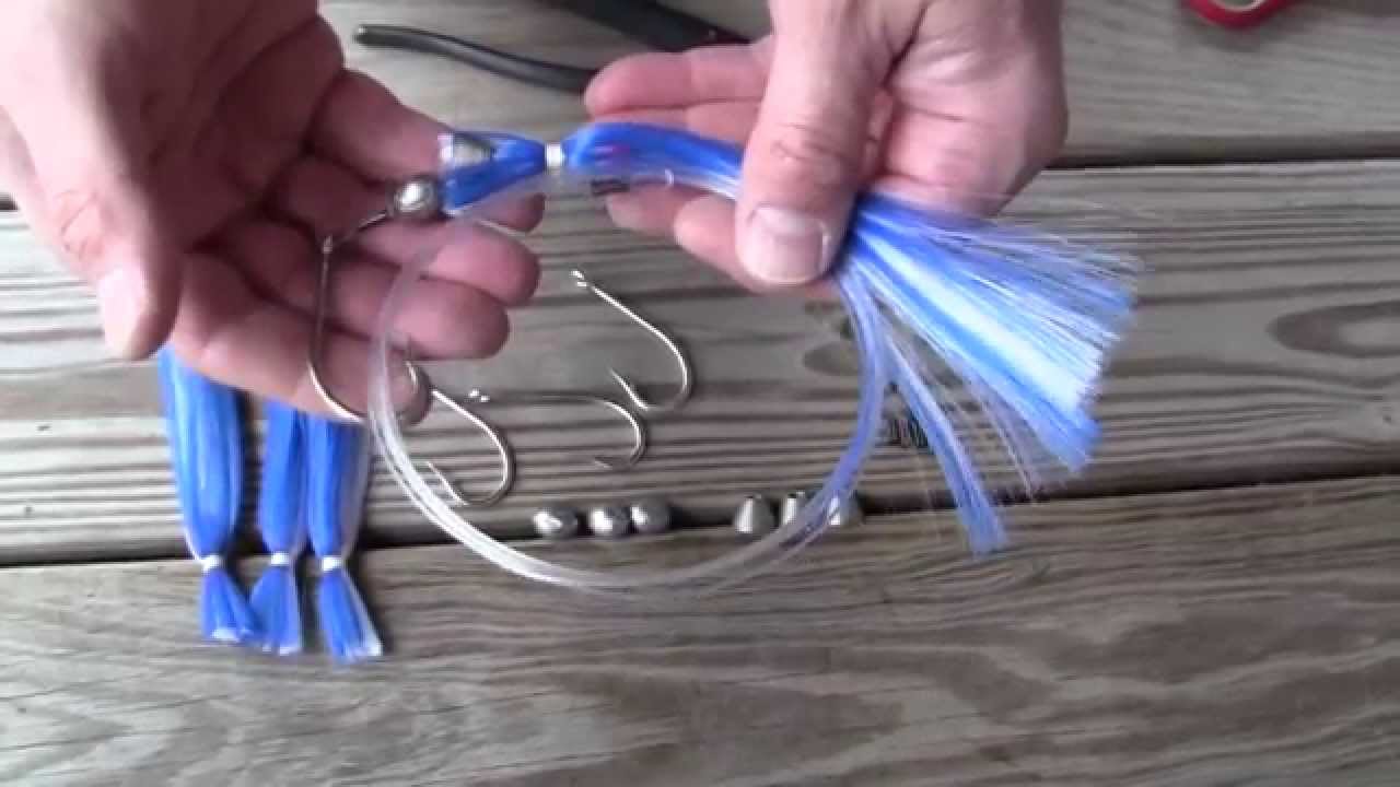 How to rig the Carolina Witch Swimming Ballyhoo Kit 