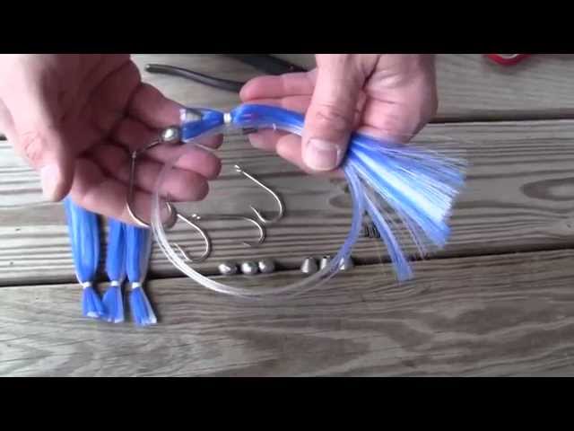 How to rig the Carolina Witch Swimming Ballyhoo Kit 