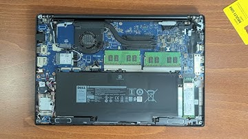 DELL LATITUDE 7480 - open and upgrade SSD/RAM in 4K