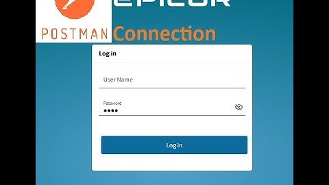 How To Connect Epicor to Postman