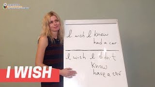 Английская грамматика с Мариной Русаковой: I wish Английская грамматика с Мариной Русаковой: I wish