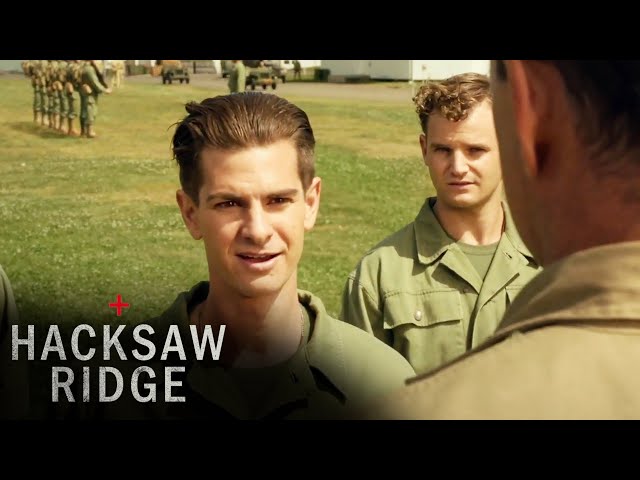 'I Can't Touch A Gun' Scene | Hacksaw Ridge class=