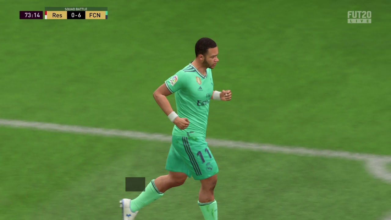 Perfect free kick with rttf Depay Fifa 20 YouTube