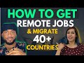 DIGITAL NOMAD Visa and how to migrate abroad using Remote Jobs ?Jobsites, eligibility criteria