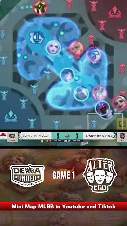 [Mini Map] DEWA vs AE - Game 1 - Week 7 Day 2 - Regular Season - MPL ID S16