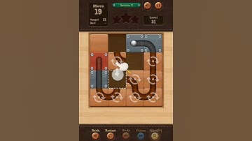 Roll the Ball slide puzzle Rotation E Pack Level 31 Solution