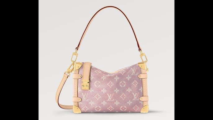 Louis Vuitton Bagatelle Shoulder Bag in Trianon Pink and Cream Color