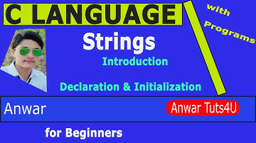 Strings in C | Character Arrays | Explain in Hindi/Urdu by anwar || C Language || part 01