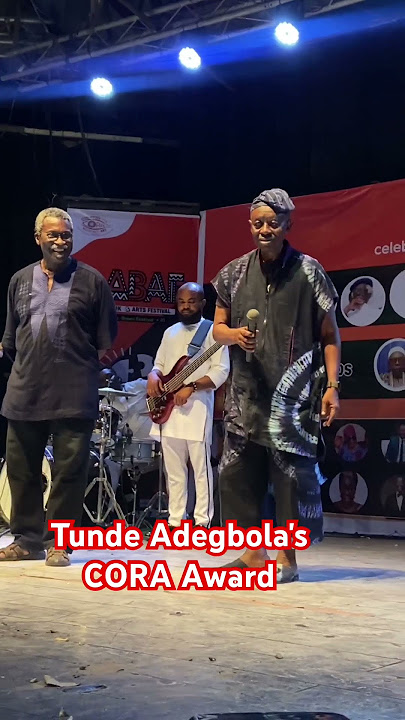 Tunde Adrgbola and others receive  CORA Awards at LABAF 2025!.