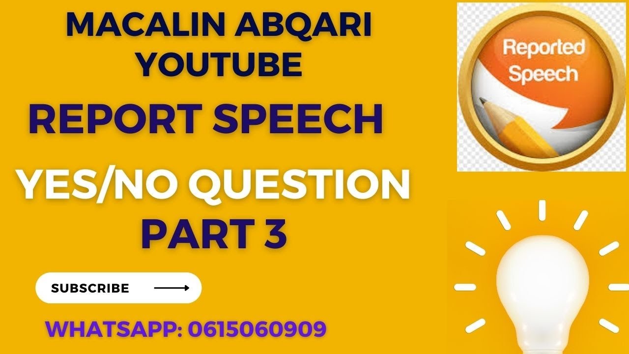 Af-Somaali ku baro REPORT SPEECH ( LESSON 3) - YouTube