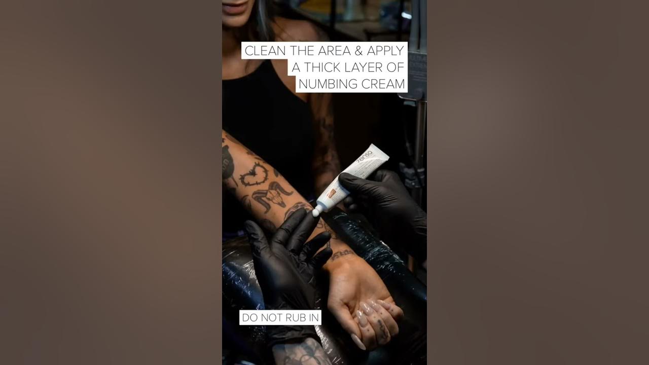 How to Apply Zensa Numbing Cream for Tattoos YouTube