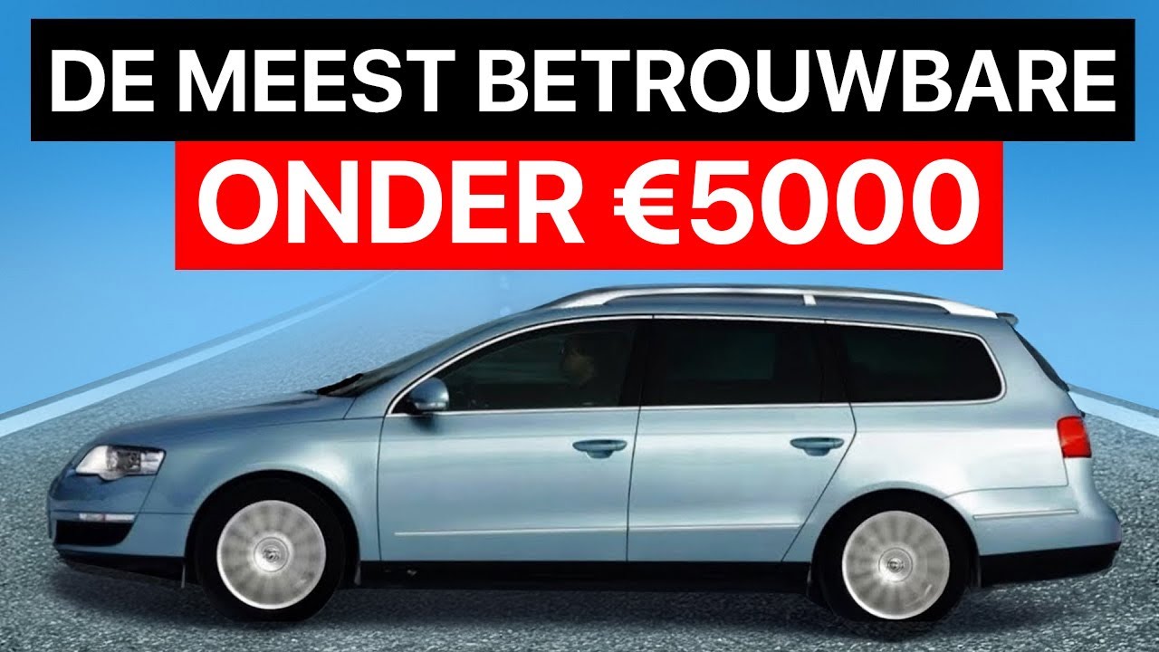 Top 20 Betrouwbare Tweedehands Auto’s Onder €5.000! (2025)