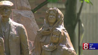 Columbus replacement statue installed at New Haven&#39;s Wooster Square