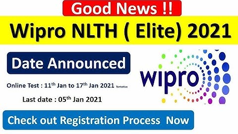 WIPRO ELITE NLTH 2021 OFFICIAL REGISTRATION DATE ANNOUNCED | REGISTER NOW