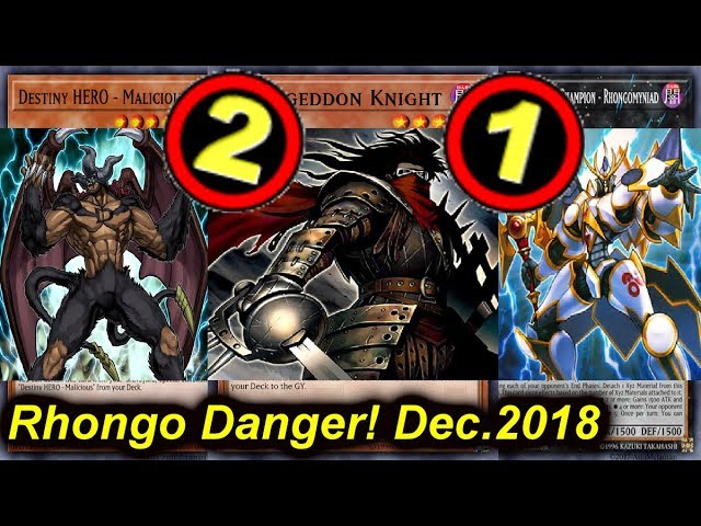 yugioh rhongo deck Yu-Gi-Oh! - Number 86: Heroic Champion - Rhongomyniad - LEHD-ENC37 - Ultra Rare - 1st Edition - Legendary Hero Decks Mint / near mint condition trading card Competitive Corner: Rhongomyniad Lock |