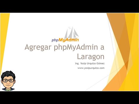 Agregar phpMyAdmin a Laragon | Servidor Web