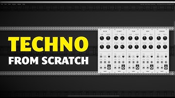 Building a Techno patch from scratch with the VCV Drums