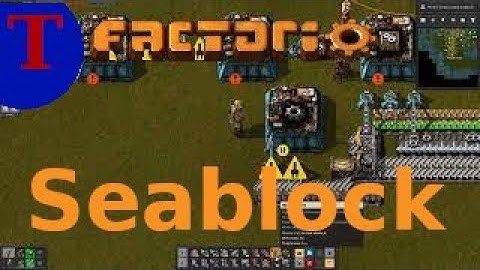 Building a mall in Factorio( Finally!) - Factorio Seablock Challenge 30
