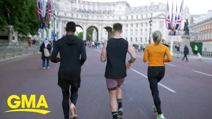 Running tour of iconic London landmarks