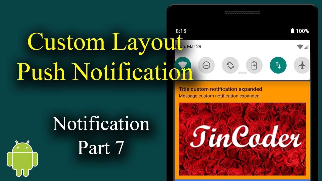 Custom Layout Push Notification Trong Android - [Push Notification - #7]