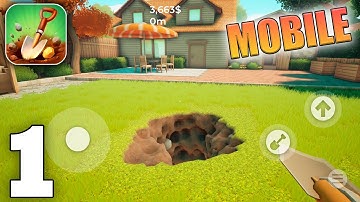 A Game About Digging A Hole Gameplay Walkthrough Part 1 (iOS, Android)
