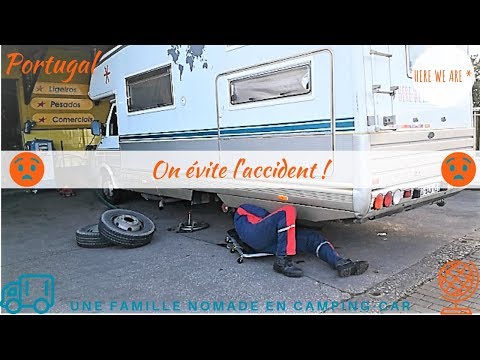 ?66 On évite l'accident !! ?  Une Famille Nomade en Camping Car VLOG PORTUGAL #8