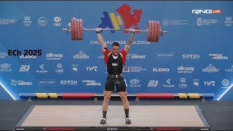 Karlos Nasar 417kg Total World Record (188+229) European Weightlifting Championships 2025 MEN 96 kg